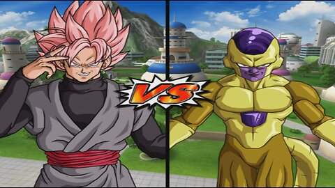 SSJ Rose Goku Black VS Golden Frieza - DBZ Budokai Tenkaichi 4