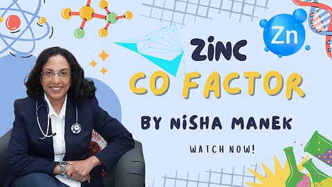 Zinc Co Factor by Dr. Nisha Manek #zinc #vitamind #scienceandspirituality #science #nishamanek