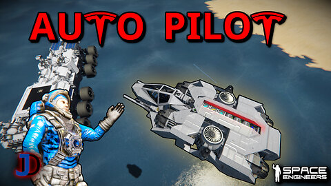 Auto Pilot Landing On a Mobile Base!! - Space Engineers