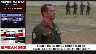 Senile Biden' Risks World War III Over Cluster Bombs: Russia's Medvedev