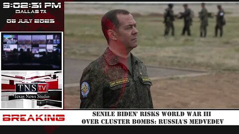 Senile Biden' Risks World War III Over Cluster Bombs: Russia's Medvedev