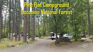 360 Video Tour of Pine Flat Campground in Oak Creek Canyon Coconino National Forest - Sedona Arizona