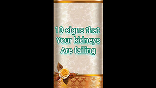 10signs that your kidneys are failing