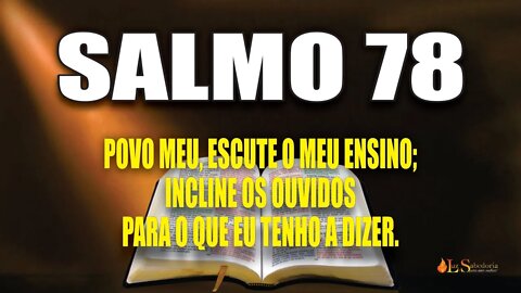 Livro dos Salmos da Bíblia: Salmo 78