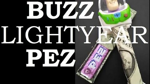 Buzz Lightyear Dollar Origami PEZ Dispenser MOO Design © #DrPhu