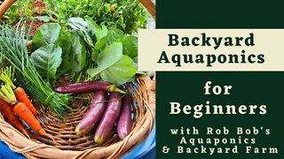Introduction to Backyard DIY Aquaponics Guide By Rob Bob. 🐟🌱😁