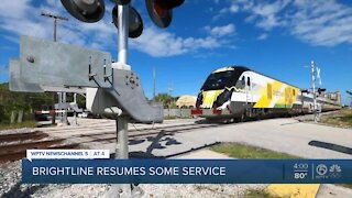 Brightline trains resume service ahead of next week's full launch