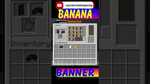 Banana Banner | Minecraft