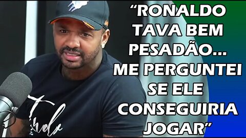 JOGUEI COM RONALDO FENÔMENO NO CORINTHIANS EM 2009