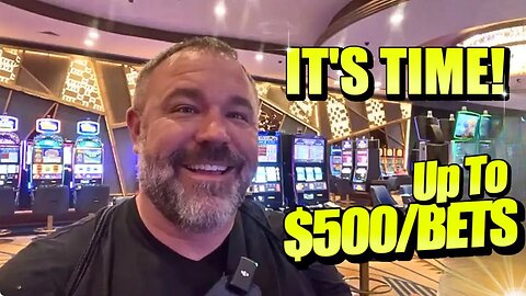 Watch Me Live Win MASSIVE In The High Limit Room! Up To $500/Spin