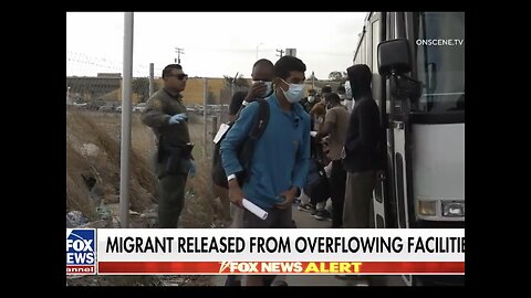MASS RELEASE OF ILLEGAL MIGRANTS ARRIVE IN BUSES⛺️🎟️🛂🚎🛗 IN SAN DIEGO🎪🛗🛃🚌🐚💫