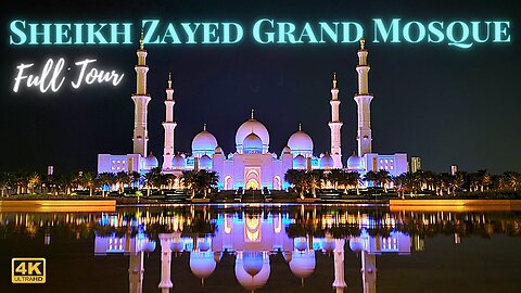 Sheikh Zayed Grand Mosque Abu Dhabi UAE Day View World's Beautiful Mosque 4k | Abdul Haseeb | Vlog