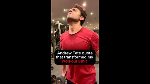 Andrew Tate’s Workout Ethic 🏋🏻‍♂️