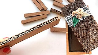 DIY Simple cardboard box idea | Cardboard box