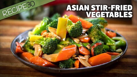 Asian stir fried vegetables