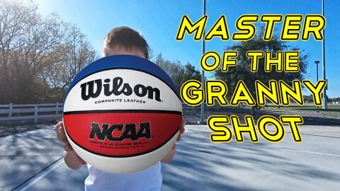 Master Of The Granny Shot - Wilson NCAA Red, White, and Blue Basketball