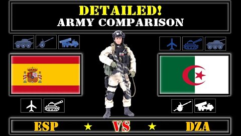 Spain VS Algeria 🇪🇸 Military Power Comparison 2021 🇩🇿,✈ Army 2021