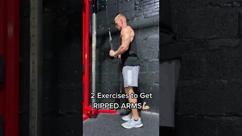 2 EXERCISES TO GET RIPPED ARMS 💪🏼🔥 #Shorts #exerciseroutine