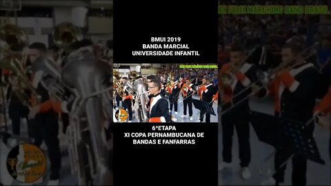 BMUI 2019 - BANDA MARCIAL UNIVERSIDADE INFANTIL - #Shorts