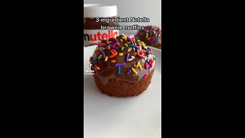 How To Make 3 Ingredient Brownie Muffins