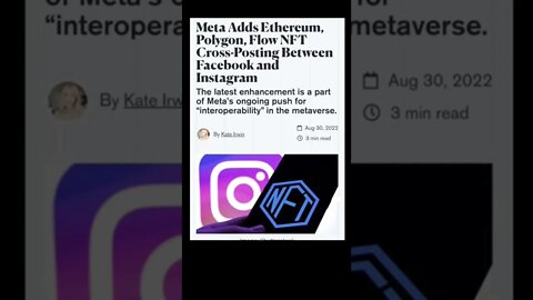Meta Now Lets You Post NFTs and Other Digital Collectibles to Facebook #cryptomash #facebook #meta