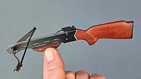 Mini Very powerful Crossbow. Homemade