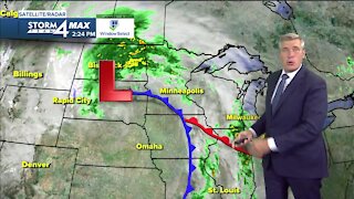Wednesday night is cloudy with chance for showers