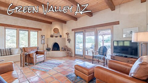 Green Valley Arizona | 1490SF | Southwest Design | Mountain Views | 421 W Camino Del Poso | For Sale