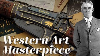 Western Art | The Masterpiece Winchester 1895 of Zane Grey