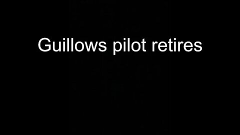 Guillows Pilot needs to retire