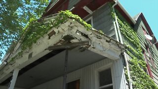 Vacant, neglected Buffalo home becomes a danger to neighbors on Hopkins Street