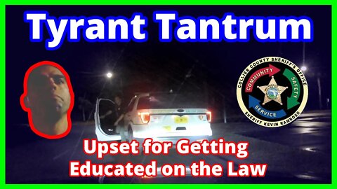 Little #Tyrant Gets Triggered. Educated on the Law. #CalltoAction