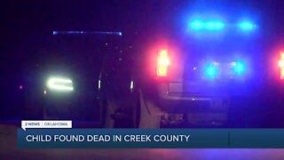 Child found dead in Creek County