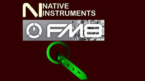 NATIVE INSTRUMENTS FM8 80s STYLE BEAT MAKING AMD SOUND RUN