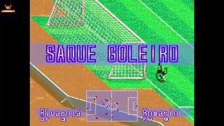 Futebol Brasileiro 96 - Gameplay Nostalgia - Flamengo VS Grêmio