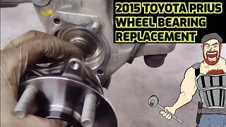 2012 - 2015 TOYOTA PRIUS FRONT WHEEL BEARING REPLACEMENT TUTORIAL