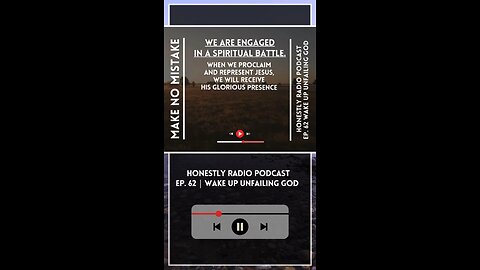 You are in a Spiritual Battle. Your Victory is in Jesus Christ. | Honestly Radio Podcast