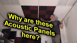 Why are these Acoustic Panels on the ceiling? The answer may SURPRISE you!