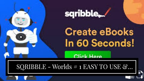 SQRIBBLE - Worlds # 1 EASY TO USE & POWERFUL book Designer Studio