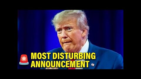 BREAKING Trump makes most DESPICABLE Announcement yet