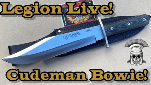 Legion Live Cudeman Bowie Review! #cudeman #bowieknife #knife #edc #bushcraft #blade #badass