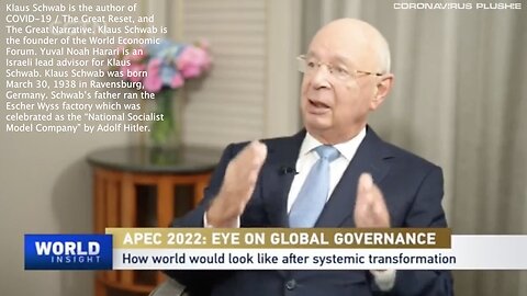 Klaus Schwab | "We Have to Construct the World of Tomorrow. It's a Systemic Transformation of the World. China Is a Role Model for Many Countries. The Chinese Model Is Certainly a Very Attractive Model for Quite a Number of Countries."
