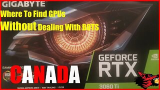 Where To Find RTX 3060TI/3070/3080 Cards (CANADA)