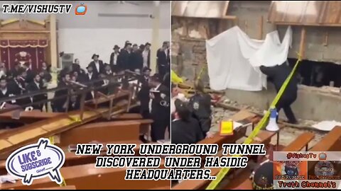 New York Underground Tunnel Discovered Under Hasidic Headquarters... #VishusTv 📺