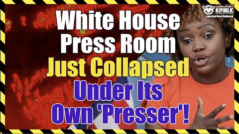 White House Press Room Just Collapsed Under Its Own ‘Presser’!