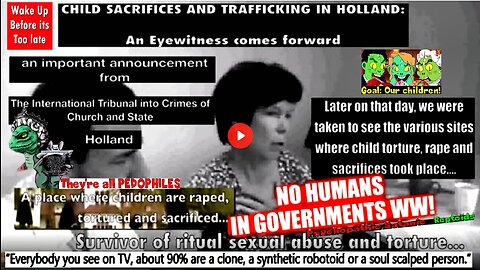 Child Sacrifice and Trafficking in Holland An Eyewitness speaks out Introduction - re-post