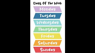 Days of the week