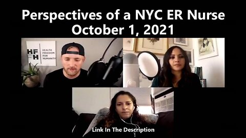 Perspectives of a NYC ER Nurse October 1st 2021