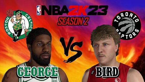 Paul George vs Larry Bird - Boston Celtics vs Toronto Raptors - Season 2: Game 28