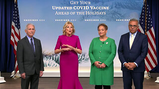 "Doctor" Jill Biden: "The most important thing you can do to prepare for your holidays, is to get your updated COVID vaccine."